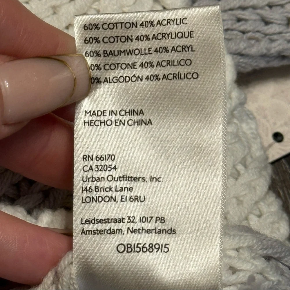 Free People Devon Gravity Combo Long Sleeve‎ Sweater Size Small Women